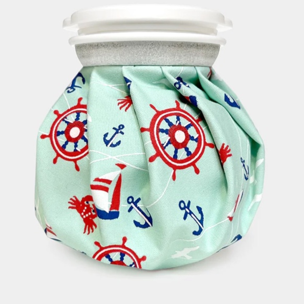 🪻 SPA SISTER Ice Bag Cold Therapy, Nautical Theme NIB